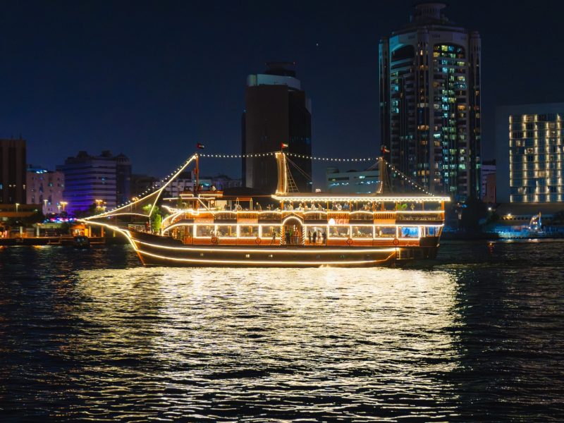 Dhow Cruise Al Seef Dubai (Sky Deck 360 View)