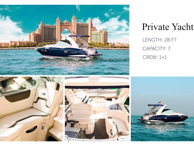 28FT Private Yacht Tour Per Hour